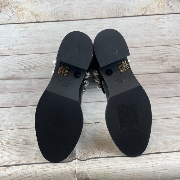 Stuart Weitzman Portia 5050 Womens Sz 5B Over The Knee Boots Black Pearl - Picture 8 of 9